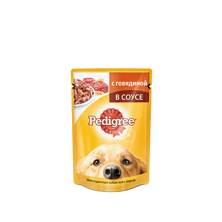 PEDIGREE Паштет для взрослых собак мелких пород с говядиной
